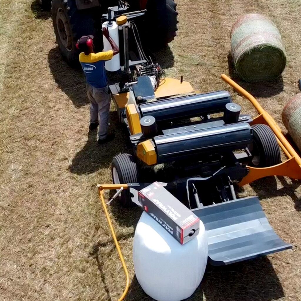 PHS-550 operacao de plastificacao no campo